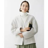 モヘアシャギーノーカラーコート | MICHEL KLEIN | 詳細画像20
