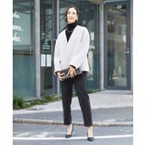 モヘアシャギーノーカラーコート | MICHEL KLEIN | 詳細画像4
