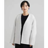 モヘアシャギーノーカラーコート | MICHEL KLEIN | 詳細画像6