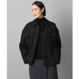 ブラック | ファンシーツイードCPOジャケット | MICHEL KLEIN