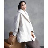 ［撥水加工］ショールカラーダウンコート | MICHEL KLEIN | 詳細画像14 