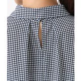 ボウタイ付き千鳥柄プリントブラウス/洗える | MK MICHEL KLEIN | 詳細画像18