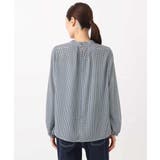 ボウタイ付き千鳥柄プリントブラウス/洗える | MK MICHEL KLEIN | 詳細画像25