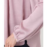 ウェーブサテンタックディティールブラウス/洗える | MK MICHEL KLEIN | 詳細画像17 