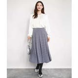 ウェーブサテンタックディティールブラウス/洗える | MK MICHEL KLEIN | 詳細画像3 