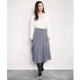 ウェーブサテンタックディティールブラウス/洗える | MK MICHEL KLEIN | 詳細画像4 