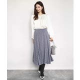 ウェーブサテンタックディティールブラウス/洗える | MK MICHEL KLEIN | 詳細画像5 