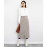 ウェーブサテンタックディティールブラウス/洗える | MK MICHEL KLEIN | 詳細画像7 