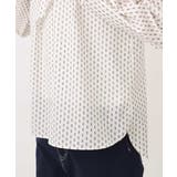 ボウタイ風幾何柄ブラウス/洗える | MK MICHEL KLEIN | 詳細画像20 