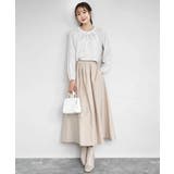 ボウタイ風幾何柄ブラウス/洗える | MK MICHEL KLEIN | 詳細画像9 