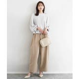 ボリュームスリーブブラウス/撥水/防シワ/洗える | MK MICHEL KLEIN | 詳細画像11 