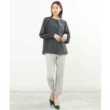 ダイヤドット幾何学柄ブラウス/洗える | MK MICHEL KLEIN | 詳細画像11