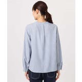 幾何柄バンドカラーブラウス/洗える | MK MICHEL KLEIN | 詳細画像12 