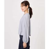 バルーンヘムブラウス/洗える | MK MICHEL KLEIN | 詳細画像16 