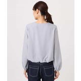 バルーンヘムブラウス/洗える | MK MICHEL KLEIN | 詳細画像17 