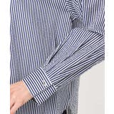 ストライプ柄サッカーシャツブラウス/洗える | MK MICHEL KLEIN | 詳細画像19 