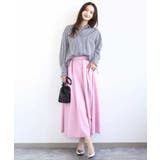 ストライプ柄サッカーシャツブラウス/洗える | MK MICHEL KLEIN | 詳細画像9 