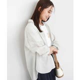 サッカーシャツブラウス/洗える | MK MICHEL KLEIN | 詳細画像6
