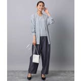 ドルマン袖カーディガン×半袖プルオーバー ニットアンサンブル/洗える | MK MICHEL KLEIN | 詳細画像12 