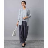 ドルマン袖カーディガン×半袖プルオーバー ニットアンサンブル/洗える | MK MICHEL KLEIN | 詳細画像13 