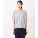 ドルマン袖カーディガン×半袖プルオーバー ニットアンサンブル/洗える | MK MICHEL KLEIN | 詳細画像22 