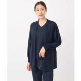 ドルマン袖カーディガン×半袖プルオーバー ニットアンサンブル/洗える | MK MICHEL KLEIN | 詳細画像23 