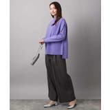 ハイネックジレ×クルーネックニット ツインセット | MK MICHEL KLEIN | 詳細画像11 