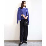 配色デザインカラーニットアンサンブル/洗える | MK MICHEL KLEIN | 詳細画像16 