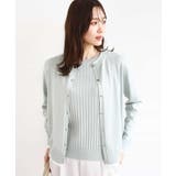 配色デザインカラーニットアンサンブル/洗える | MK MICHEL KLEIN | 詳細画像2 