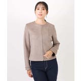 フェイクスウェードショートブルゾン/洗える | MK MICHEL KLEIN | 詳細画像10