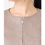 フェイクスウェードショートブルゾン/洗える | MK MICHEL KLEIN | 詳細画像13