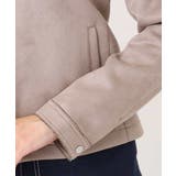 フェイクスウェードショートブルゾン/洗える | MK MICHEL KLEIN | 詳細画像15