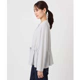 ギャザーデザイン ジップアップブルゾン/撥水/防シワ/洗える | MK MICHEL KLEIN | 詳細画像17 