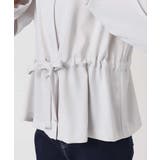 ギャザーデザイン ジップアップブルゾン/撥水/防シワ/洗える | MK MICHEL KLEIN | 詳細画像21 