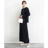 ギャザーデザイン ジップアップブルゾン/撥水/防シワ/洗える | MK MICHEL KLEIN | 詳細画像8 