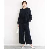 ギャザーデザイン ジップアップブルゾン/撥水/防シワ/洗える | MK MICHEL KLEIN | 詳細画像9 