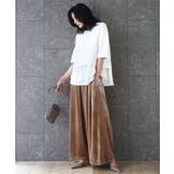 ポンチプルオーバー×ティアードフリルタンクトップ ツインセット/洗える | MK MICHEL KLEIN | 詳細画像10 