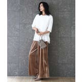 ポンチプルオーバー×ティアードフリルタンクトップ ツインセット/洗える | MK MICHEL KLEIN | 詳細画像11 