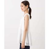 ポンチプルオーバー×ティアードフリルタンクトップ ツインセット/洗える | MK MICHEL KLEIN | 詳細画像23 