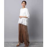 ポンチプルオーバー×ティアードフリルタンクトップ ツインセット/洗える | MK MICHEL KLEIN | 詳細画像9 