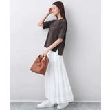 リラックスシルエット ロゴTシャツ/接触冷感/洗える | MK MICHEL KLEIN | 詳細画像5