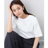 ホワイト | リラックスシルエット ロゴTシャツ/接触冷感/洗える | MK MICHEL KLEIN