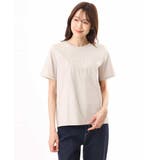 [接触冷感/洗える]コットンロゴTシャツ | MK MICHEL KLEIN | 詳細画像19 