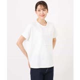 フレームロゴデザインTシャツ/UVカット/接触冷感/洗える | MK MICHEL KLEIN | 詳細画像10