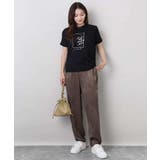 フレームロゴデザインTシャツ/UVカット/接触冷感/洗える | MK MICHEL KLEIN | 詳細画像4