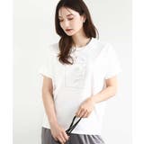 フレームロゴデザインTシャツ/UVカット/接触冷感/洗える | MK MICHEL KLEIN | 詳細画像6