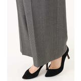 ストレートワイドシルエットパンツ（無地・チェック）/洗える | MK MICHEL KLEIN | 詳細画像52 