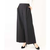 ストレートワイドシルエットパンツ（無地・チェック）/洗える | MK MICHEL KLEIN | 詳細画像56 