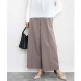 ストレートワイドシルエットパンツ（無地・チェック）/洗える | MK MICHEL KLEIN | 詳細画像58 