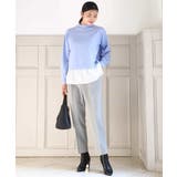 ツイード調両面起毛テーパードパンツ/洗える | MK MICHEL KLEIN | 詳細画像11 